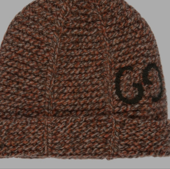 Gucci Kids GG Logo Wool Knit Hat - Picture 1 of 6